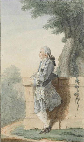 Charles François de Broglie - par Carmontelle en 1757 ou 1758